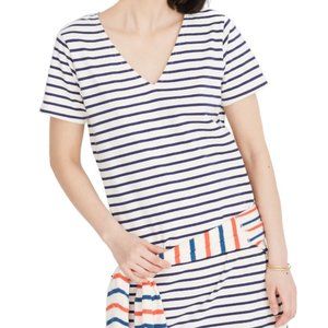 Madewell Striped T-Shirt Dress - Size M